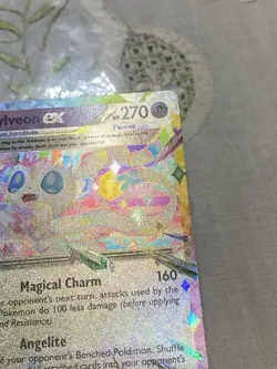 Scarlet And Violet Prismatic Evolutions Sylveon Ex Double Rare Card. - Image 5