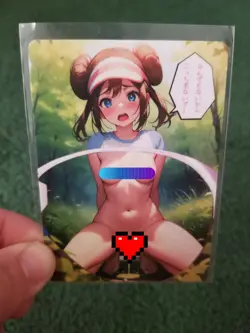 ROSA POKEMON CUTE SPICY WAIFU ANIME CARD #2 - Image 1
