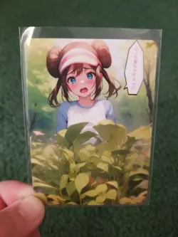 ROSA POKEMON CUTE SPICY WAIFU ANIME CARD #2 - Image 2