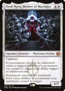 Elesh Norn, Mother of Machines Phyrexia: All Will Be One NM MTG - Image 1
