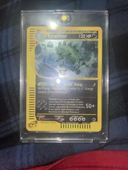Pokemon TCG Expedition Base Set 2002 Tyranitar 29/165, Holo Rare, HP - Image 1