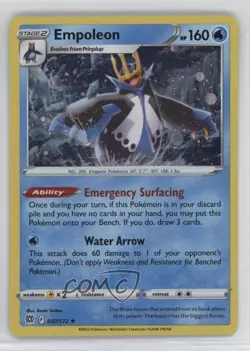 Empoleon (Cosmos Holo) Holo Pokemon Sword & Shield Brilliant Stars #037 - Image 1