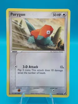 Porygon 69/115 Unseen Forces Pokemon TCG Regular Lightly Played - Image 1