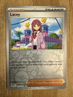 Lacey Reverse Holo 114/131 - NM Prismatic Evolutions Pokemon - Image 1