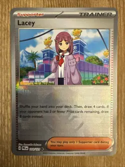 Pokemon TCG: Lacey 114/131 Prismatic Evolutions - Near Mint - Pokeball holo - Image 1