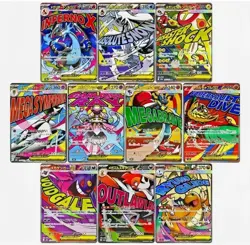 Pokemon Japanese TCG MEGA Dream ex Complete Set of 10 M2a-223-232/193 MA - Image 1