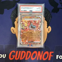 ??PSA 10 GEM 2024 Pokemon Japanese Terastal Festival HEARTHFLAME MASK OG. EX 026 - Image 1