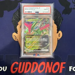 ??PSA 10 GEM MINT 2024 Pokemon Japanese Terastal Festival IRON LEAVES EX #016 - Image 1