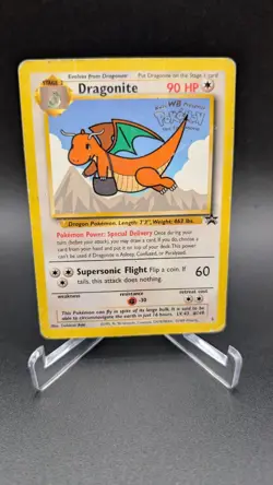 1999 Pokemon the First Movie Black Star Promo #5 Dragonite - Image 1