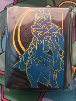 Pokemon ETB Sleeves - Mega Evolution Lucario Sealed New 65 Sleeves - Image 1