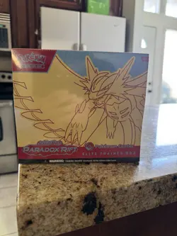 Paradox Rift Pokemon Center Exclusive ETB factory Sealed Roaring Moon - Image 1