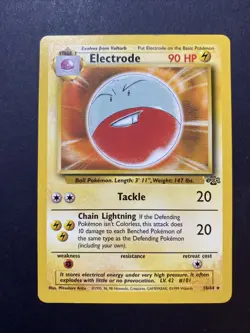 Electrode 18/64 Jungle Regular Non Holo Unlimited Pokemon WOTC NM - Image 1