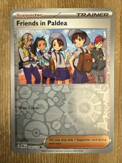 Friends In Paldea - 109/131 - Prismatic Evolutions - Reverse Holo - Pokemon NM - Image 1