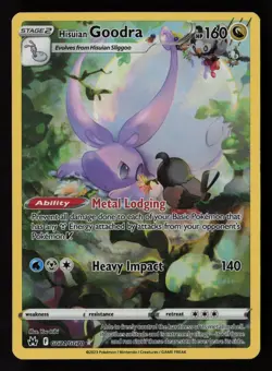 Hisuian Goodra GG21/GG70 Crown Zenith: Galarian Gallery Pokemon TCG NM - Image 1