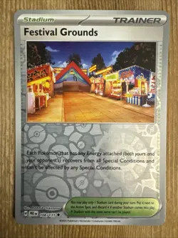 Festival Grounds 108/131 Reverse Holo Pokemon TCG Prismatic Evolutions - Image 1