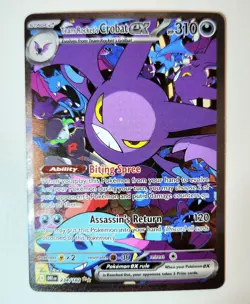 Team Rocket's Crobat EX Pokemon Destined Rivals 234/182 Special Illustration NM - Image 1