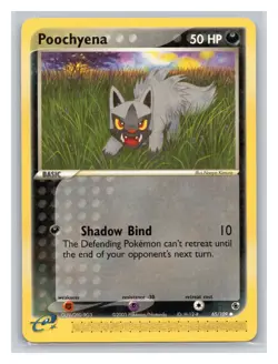 Pokemon TCG Poochyena - 65/109 Ruby and Sapphire Normal LP - Image 1