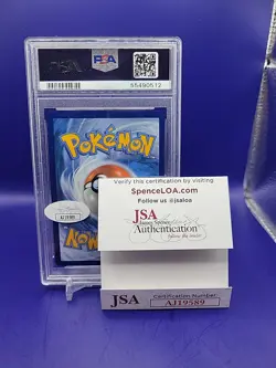 2020 POKEMON VIVID VOLTAGE Pikachu VMAX 044/185 PSA 9 Jason Paige Autograph JSA - Image 3