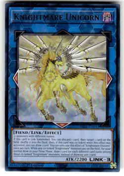 YuGiOh! - Knightmare Unicorn - 1st Edition Ultra Rare RA01-EN043 NM - Image 1