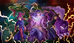 Yugioh Goat Format Chaos Turbo Monsters 1 Player Rubber Playmat Mousepad - Image 1