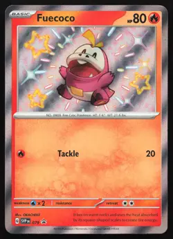 Fuecoco - SVP 079 - Shiny Rare - SV Black Star Promos - Pokemon Card - Image 1