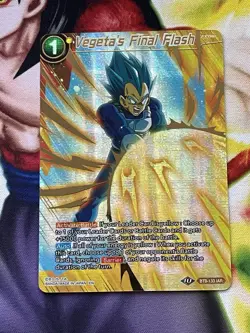 Vegeta’s Final Flash BT9-133 IAR Foil Dragon Ball Super Card - Image 1
