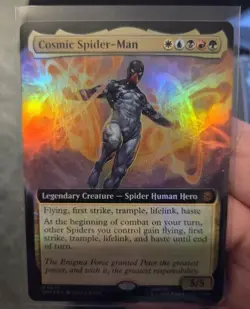MTG Cosmic Spider-Man 0271 Foil (Extended Art) Marvel's Spider-Man NM SPM - Image 1