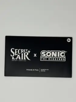 *Damaged Envelope* MTG: Secret Lair x Sonic: Friends & Foes Rainbow Foil Edition - Image 1