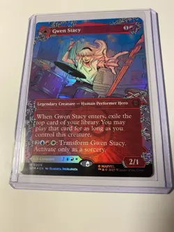 Gwen Stacy (0209) (Borderless) Marvel's Spider-Man Foil - Image 1