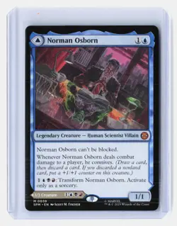 Norman Osborn / Green Goblin MTG Marvel's Spider-Man #39 Mythic Rare Dual - Image 2