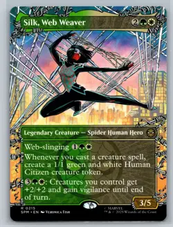 Magic: The Gathering - Spider-Man - Silk, Web Weaver - Borderless - Image 1