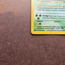 Muk 13/62 Pokemon Fossil Holo Rare Card - LP - Image 4