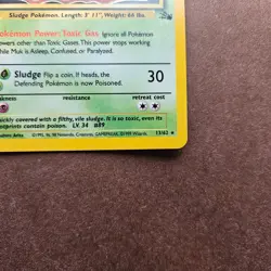 Muk 13/62 Pokemon Fossil Holo Rare Card - LP - Image 5