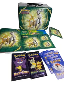 Pokemon Spring 2022 Collectors Lunchbox Tin Empty & Extra Surprises. Fast Ship - Image 1