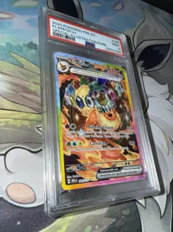 Flareon EX 146/131 PSA 9 Mint 2025 Prismatic Evolutions SIR Holo Card Pokemon - Image 3