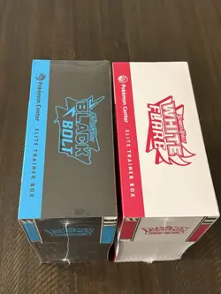 Pokemon Center Black Bolt and White Flare ETB Pokemon TCG - Factory Sealed - Image 3