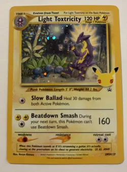 Light Toxtricity SWSH137 Cosmo Promo Celebrations Pokemon TCG - Image 1