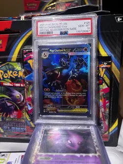 Pokemon Mega Charizard X ex Phantasmal Flames SIR #125 PSA 10 - Image 1