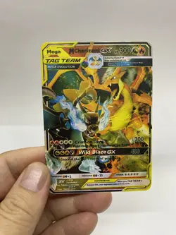 Charizard GX Gold Metal Pokemon Card-Collectible Gift Display！Christmas GOOD - Image 1