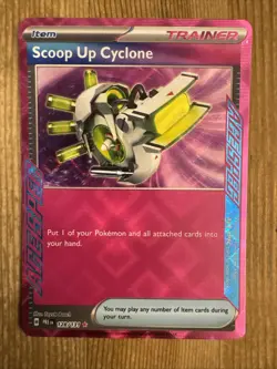 Scoop Up Cyclone 128/131 SV Prismatic Evolutions ACE SPEC Rare Pokemon NM - Image 1
