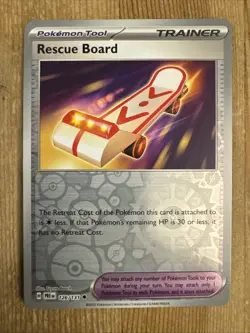 Rescue Board 126/131 Reverse Holo Prismatic Evolutions Pokemon TCG NM - Image 1