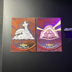 2000 Topps Chrome Muk #89 Pokemon Card, Foil Holographic, Grimer #88 vintage NM - Image 1