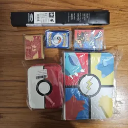 Pokemon Trading Card Game Lot - Playmat, Deck Boxes, Card Sleeves! - Ultra Pro - Image 1