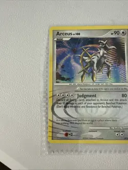 ARCEUS 2009 POKEMON CARD LV 100 HOLO DIAMOND PEARL PROMO DP50 LP/NM - Image 4