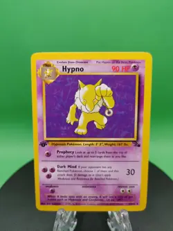 Hypno 23/62 1st Edition Fossil Non Holo Rare 1999 English Pokemon Card WoTC TCG - Image 1