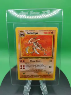 Kabutops 24/62 1st Edition Fossil Non Holo Rare 1999 English Pokemon Card WoTC - Image 3