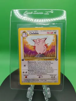 Clefable 17/64 1st Edition Jungle Non Holo Rare 1999 English Pokemon Card WoTC - Image 3