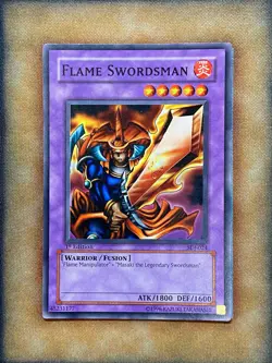 Yugioh Flame Swordsman SDJ-024 Common 1st Ed LP - Image 1