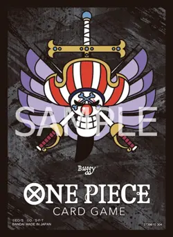 ONE PIECE Buggy Pirate Flag BANDAI Official Limited Card 70 Sleeves From JAPAN - Image 3