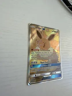 Eevee GX SM233 Full Art Promo Black Star Ultra Rare Holo Pokemon TCG Card NM - Image 2